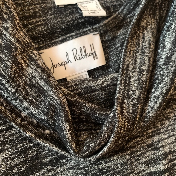 Joseph Ribkoff Black Top 2 - Picture 2 of 4